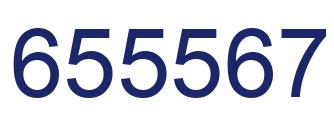 Number 655567 blue image