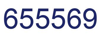 Number 655569 blue image