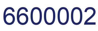 Number 6600002 blue image