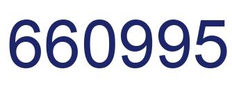 Número 660995 imagen azul