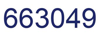 Número 663049 imagen azul