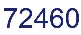 Número 72460 imagen azul