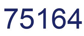 Número 75164 imagen azul