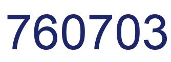 Número 760703 imagen azul