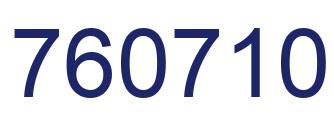 Number 760710 blue image