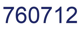 Number 760712 blue image