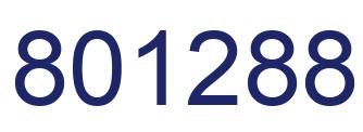 Número 801288 imagen azul