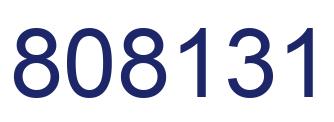 Número 808131 imagen azul