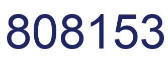 Número 808153 imagen azul