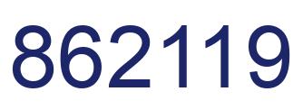 Número 862119 imagen azul