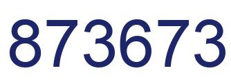 Número 873673 imagen azul