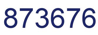 Número 873676 imagen azul