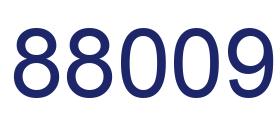 Número 88009 imagen azul
