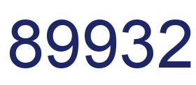 Número 89932 imagen azul