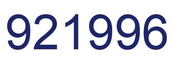 Número 921996 imagen azul