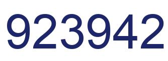 Número 923942 imagen azul