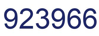Número 923966 imagen azul