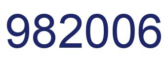 Number 982006 blue image