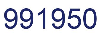 Number 991950 blue image