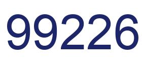 Number 99226 blue image