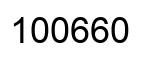 Number 100660 black image