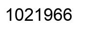 Number 1021966 black image