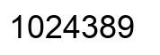 Número 1024389 imagen negro