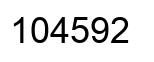Número 104592 imagen negro