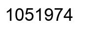 Número 1051974 imagen negro
