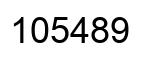 Número 105489 imagen negro