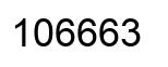 Número 106663 imagen negro