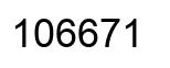 Número 106671 imagen negro