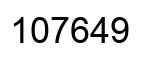 Número 107649 imagen negro