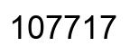 Número 107717 imagen negro