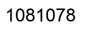 Number 1081078 black image