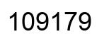 Número 109179 imagen negro