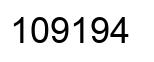 Número 109194 imagen negro
