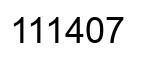 Número 111407 imagen negro