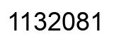 Número 1132081 imagen negro