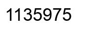 Número 1135975 imagen negro