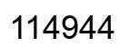 Número 114944 imagen negro