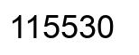 Número 115530 imagen negro