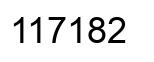 Número 117182 imagen negro