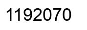 Número 1192070 imagen negro