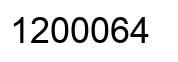 Number 1200064 black image