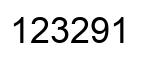 Número 123291 imagen negro