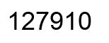 Número 127910 imagen negro