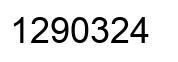 Número 1290324 imagen negro