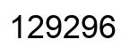 Número 129296 imagen negro