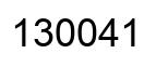 Número 130041 imagen negro
